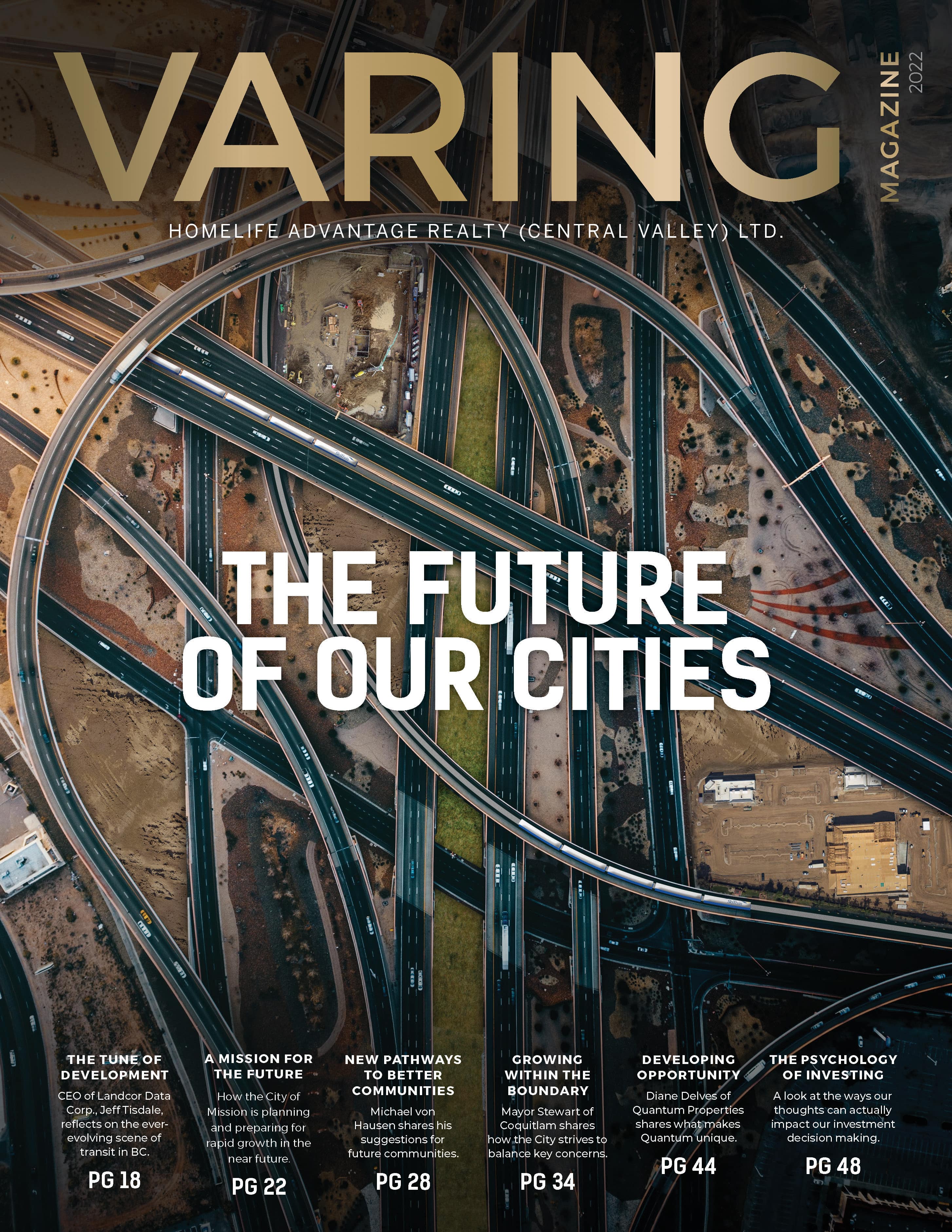 Varing Magazine 2022 cover — The Future of Our Cities